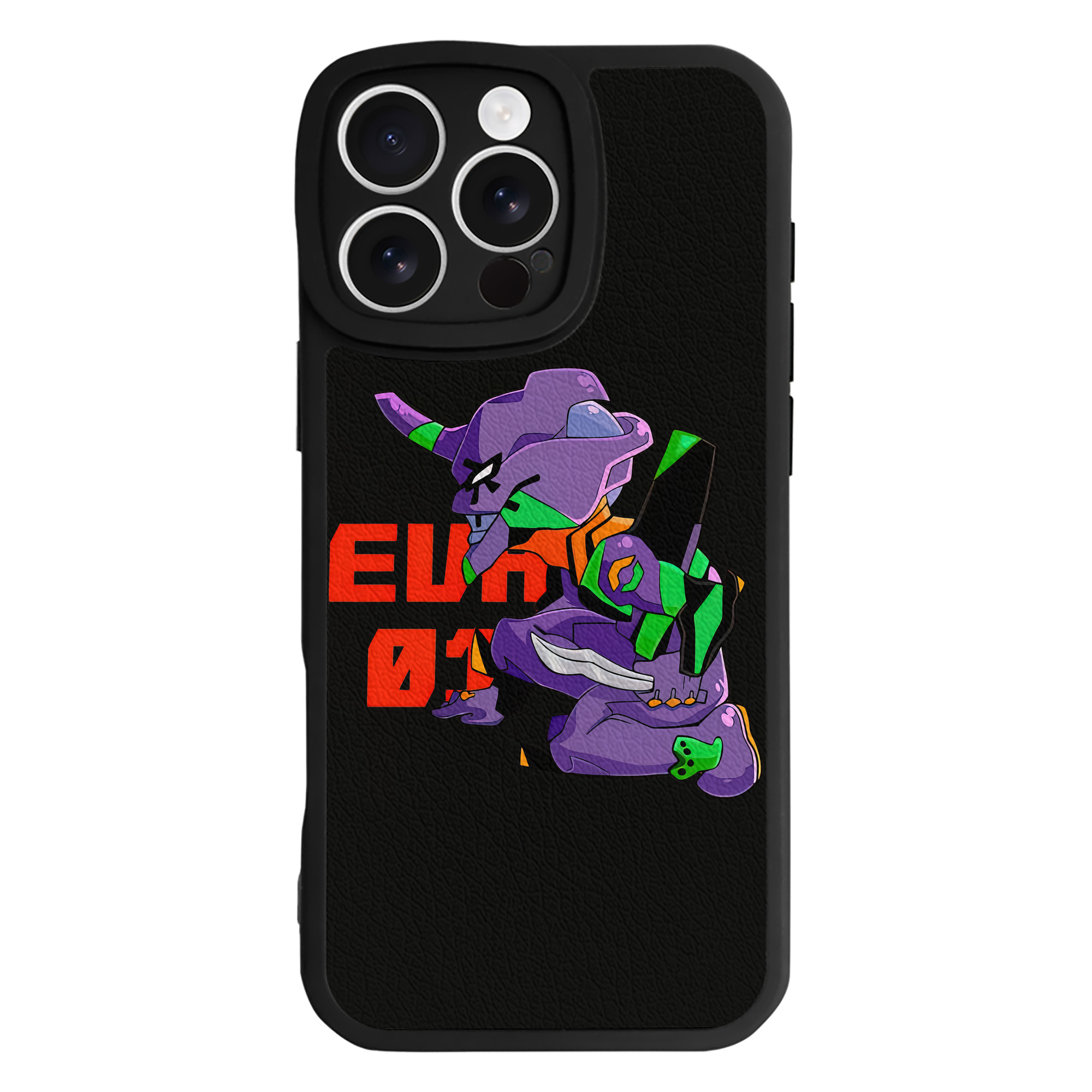 （画像用） EVA 新世紀エヴァンゲリオン 【iPhone 16シリーズ対応】シリコンスマホケース（レザー調） 材質：シリコン